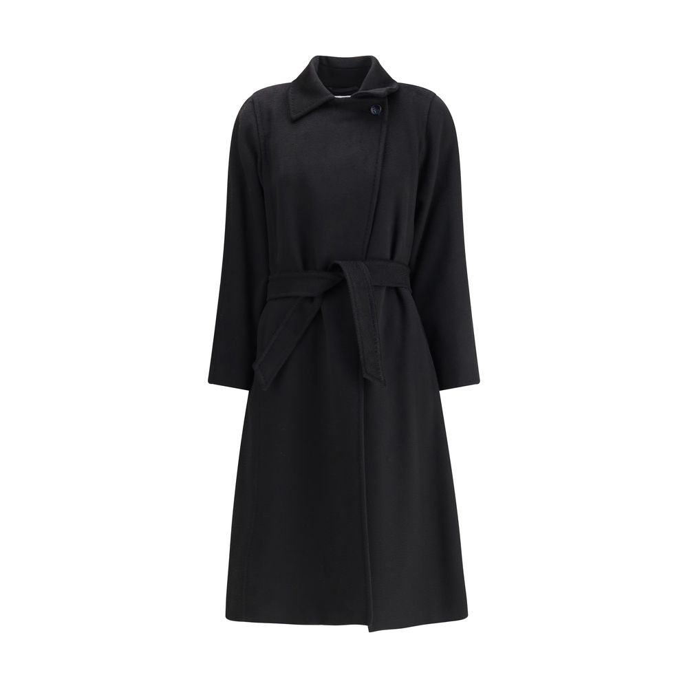 Max Mara Black Camel Hair Coat
